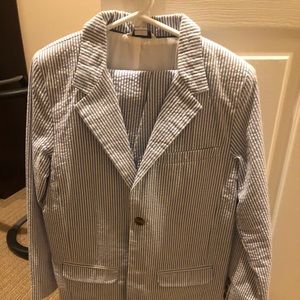 Boys seersucker suit size 10
